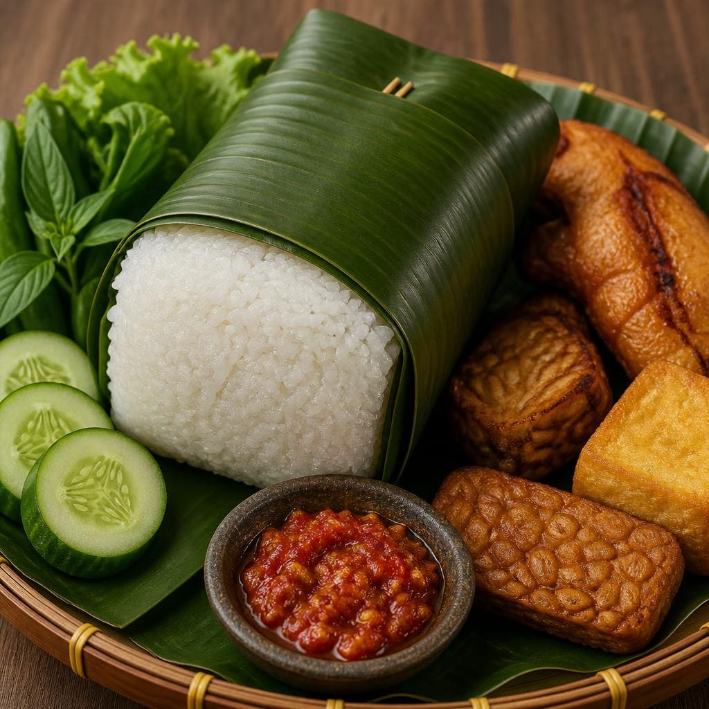 Nasi Timbel di RM Bumi Aki